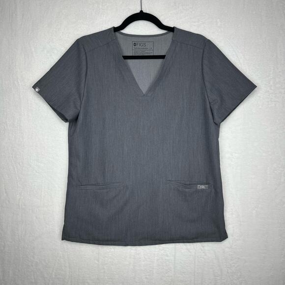 Figs Scrub Set Graphite Kade Cargo Scrub Pants LP Casma Three-Pocket Scrub Top M - Picture 2 of 14